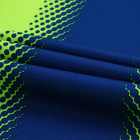Ensemble d'uniformes de football personnalisés - Kit de football vert lime et rayures marine - Tenue d'entraînement haute performance directement de l'usine de Sialkot