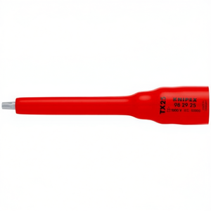 Llave de vaso Knipex de grado industrial de 3/8'' con doble hexágono, destornillador y cabeza Torx con mango de plástico - Product Image 3