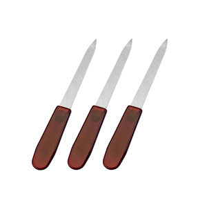 Lime à ongles professionnelle en acier inoxydable double droite, personnalisée, mini, 100 grains, légère, durable, réutilisable, couleur personnalisée - Product Image 1