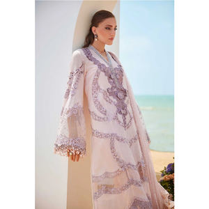 Indian Pakistani Style Elegant Women's Formal Party Wear <b>Dresses</b> 2025 New Arrival 3-Piece Lightweight Comfortable Salwar Kameez - Product Image 4