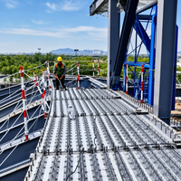 Tôles de plancher en treillis d'acier renforcé pour système de plancher rapide pour bâtiments préfabriqués, destinées aux infrastructures mondiales