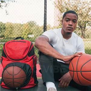 Best Material Basketball <b>Backpack</b> Multi Pocket Basketball <b>Backpack</b> Lightweight Basketball <b>Backpack</b> Travel - Product Image 5