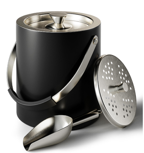 Cubo de hielo grande de metal martillado para enfriar varias botellas. Perfecto para anfitrionar eventos, disponible a precio de mayoreo. - Product Image 5