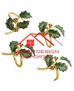 ห่วงโลหะรัดผ้าเช็ดปากสำหรับตกแต่งโต๊ะงานแต่งงานในบ้านสุดหรูพร้อมโลโก้ออกแบบได้ตามต้องการสำหรับฝน - Product Image 2