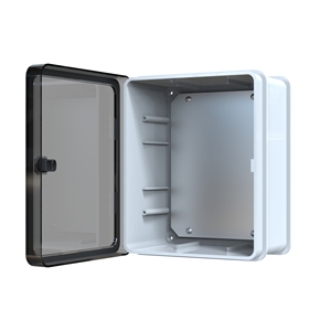 Caja de Distribución Impermeable Blanca con Placa de Montaje, Panel de Montaje en Superficie IP65, Carcasa de Plástico ABS - Product Image 2