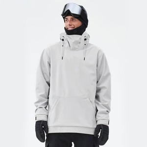 Dernière veste de ski isolée personnalisée pour hommes col montant fourrure décoration coupe-vent pour snowboard ski imprimé patch arrière - Product Image 1