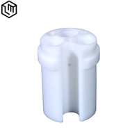 Service de pièces usinées CNC sur mesure, composant de bague en POM creuse à 5 axes et multi-trous pour équipement de traitement de l'eau