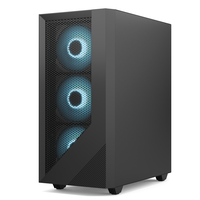 Nuevo Diseño de Caja para PC Gaming, Caja para Computadora de Escritorio, Caja ATX y Torres, Gabinete para CPU para Oficina y Hogar