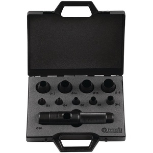 11-Piece Patented <b>Punch</b> <b>Set</b> with Plastic Case Peddinghaus - Product Image 1