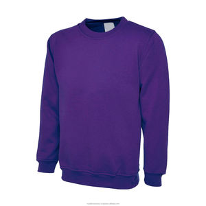 Jersey extragrande de manga larga y peso pesado para hombre con logotipo personalizado, suéter de cuello redondo, sudaderas con capucha lisas de lana gruesa para invierno - Product Image 6