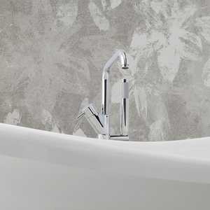 อ่างอาบน้ำแบบคลาสสิกทรงตั้งพื้นพร้อมขาตั้ง ดีไซน์หรูหราสีเงินโรมาซ่า - Product Image 4