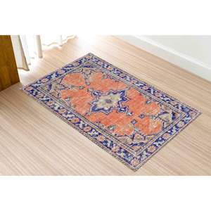 Tapis imprimé à motifs ethniques : design turc de luxe pour salon, tapis doux non tissé - Product Image 5