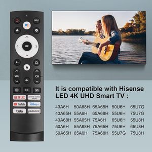 Nouvelle télécommande remplacée ERF3M90H IR adaptée pour Hisense Google/Android TV 50A6H 55A6H 65A6H 75A6H 50U6H 55U6H 65U6H 65U8H 75U8H - Product Image 3