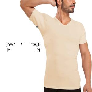 Dry Soft <b>White</b> Men High Quality Luxury 100% Cotton <b>V</b>-<b>neck</b> Short Sleeve Regular Fit Resistant <b>T</b> <b>Shirt</b> Sweat Proof Undershirt - Product Image 4