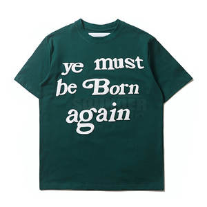 เสื้อยืดวินเทจมีน้ำหนักเบาสำหรับผู้ชายเสื้อยืดวินเทจแบบลำลองกันหนาวแบบสั้น - Product Image 1