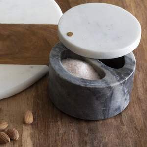 Contenedor de azúcar de mármol blanco con perilla metálica, forma redonda de calidad Superior, hecho a mano, nuevo estilo clásico, macetas de azúcar para venta al por mayor - Product Image 6