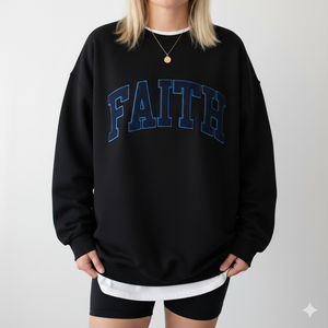 Sweat-shirt oversize à col montant pour femme, style vintage, épaules tombantes, manches longues, en coton, avec logo sur le devant - Product Image 6