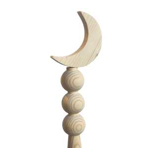 ของแขวนประดับเปลือกหอยมุกฝังเพชรสำหรับตกแต่งบ้านดีไซน์รูปพระจันทร์เสี้ยวสำหรับงานเฉลิมฉลองเดือนรอมฎอนและเทศกาลอีสเตอร์ - Product Image 3