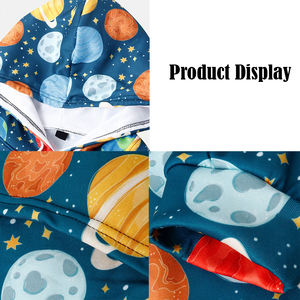 Sweat à capuche pour homme en sublimation, design personnalisé, 100% polyester, tissu à séchage rapide, personnalisation OEM/ODM disponible - Product Image 2