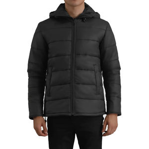 Venta al por mayor de encargo ligero impermeable a prueba de viento acolchado Puffer Baggy chaquetas con capucha de gran tamaño para los hombres chaquetas gruesas - Product Image 1
