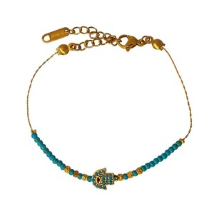 สร้อยข้อมือแฟชั่นลายตาปีศาจ - Product Image 1