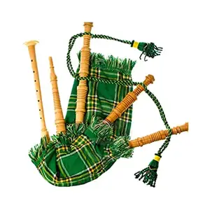 Custom Made Wallace Tartan Rosewood Bagpipe Musical Instruments Bagpipes For Sale