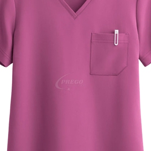 Ensemble de blouses médicales unisexes élégantes |   Tenues d'hôpital tricotées à séchage rapide et respirantes, uniformes d'infirmière de qualité supérieure, vente en gros à bas prix, OEM - Product Image 5