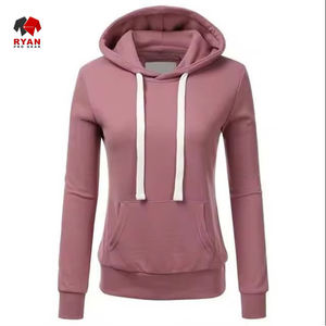 เสื้อกันหนาวมีฮู้ดสำหรับผู้หญิงเสื้อฮู้ดแบบสตรีทโอเวอร์ไซส์เปิดไหล่ตกโลโก้ออกแบบได้ตามที่ต้องการ - Product Image 3