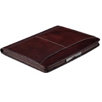 Classeur en cuir véritable de format A4 avec porte-stylo Organisateurs de documents en PVC durable à des prix compétitifs