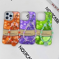 Coque de téléphone avec cordon pour iPhone séries 17, 15, 13 Pro Max Plus, anti-chute, style mignon et tendance, vente en gros
