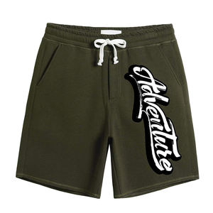 <b>Mens</b> Custom Fleece <b>Shorts</b> in Cotton French Terry with Screen Printing for Personalized Style and Ultimate Comfort Sweat Pants - Product Image 1