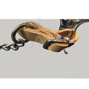 Hackamore para Caballo de Acero Inoxidable Transpirable con Correas Ajustables para Todos los Tamaños, Entrenamiento de Alta Resistencia - Product Image 4