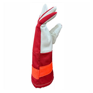 Gants de soudage en cuir de vachette, antistatiques, durables, respirants, épaisseur 5mil/8mil pour la résistance à la chaleur au travail - Product Image 6