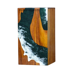 Resin and Wooden Urn <b>Ashes</b> Cremation Adult Funeral Urn <b>Box</b> Personalized Urn <b>for</b> Human <b>Ashes</b> - Product Image 4