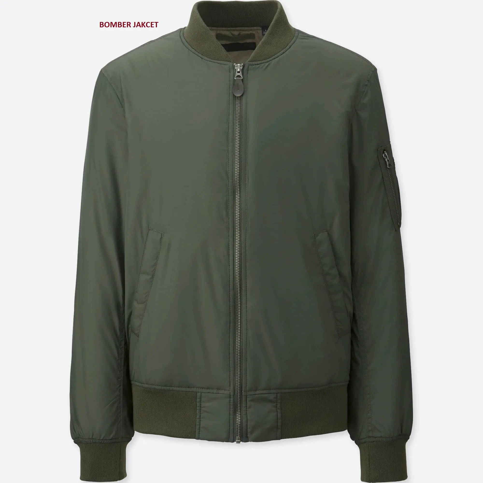 La migliore giacca Bomber Taslan silm fit per uomo con giacca verde oliva e altri colori disponibili