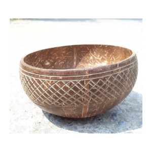 ชามมะพร้าวธรรมชาติขนาดกะลามะพร้าวแกะสลักชามกะลามะพร้าวแบบเวียดนาม - Product Image 2