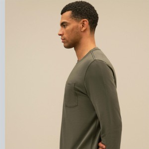 เสื้อแขนยาวผ้าฝ้ายออร์แกนิค: สไตล์เป็นมิตรกับสิ่งแวดล้อมสำหรับผู้ชาย - Product Image 2