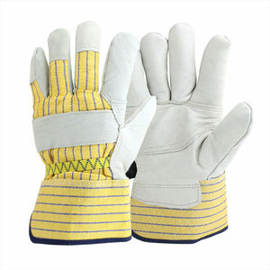 <b>Men</b> and Women's Goatskin Leather Work <b>Gloves</b> General Purpose Safety and <b>Gardening</b> Utility <b>Gloves</b> - Product Image 4