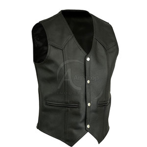 Chaleco de cuero para hombre, cálido para invierno, informal, a precio razonable. - Product Image 2