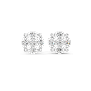 Boucles d'oreilles en diamant de laboratoire 0,34 CT pour femmes, clarté VVS-VS EF, or 18 carats, 14 carats, 10 carats et argent 925, or rose, or jaune, or blanc - Product Image 1