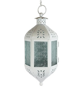 Juego de faroles colgantes de acero inoxidable y vidrio a granel de tres faroles de diferentes tamaños para uso en hoteles y restaurantes - Product Image 3