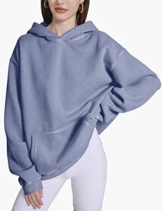 Nouveauté : sweat à capuche en molleton délavé à l'acide pour homme, 100% coton, coupe classique, écologique - Product Image 4