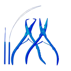 Kits de Extensiones de Cabello con Logotipo Personalizado, Nueva Herramienta de Extensiones de Cabello con Recubrimiento de Color Regular, Herramienta de Extensiones de Cabello de Metal Sostenible - Product Image 1