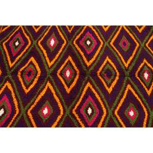 Tapis turc, tapis vintage 4,5x5,9 pieds, tapis en laine violette - Product Image 5