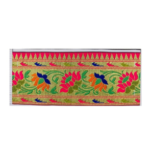 สายรัดผ้าแจ็คการ์ดสไตล์ประจำชาติริบบิ้นลูกไม้ผ้าฝ้ายสีสันสดใสสำหรับตกแต่งเสื้อผ้ารองเท้ากระเป๋าเข็มขัดหมวกเครื่องประดับศีรษะ - Product Image 4