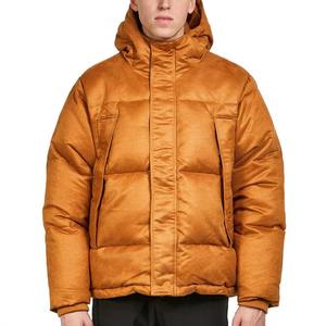 Veste matelassée personnalisée du fabricant direct pour hommes Manteau d'hiver en tissu de toile de haute qualité Brillant Multicolore Mode masculine - Product Image 1