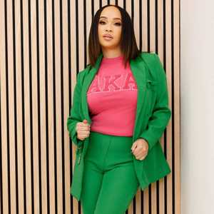 2025 Greek <b>Women's</b> XAKA Silver Soror <b>Black</b> Crew Neck Tee Elegant Greek Letter Design Greek Wear Sorority T-shirt Fast Shipping - Product Image 5