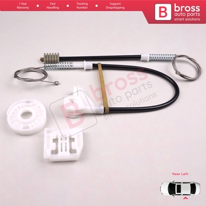 BWR547 ensemble de réparation de lève-vitre électrique porte arrière gauche pour Octavia MK1 1U 1U2 1U5 2001-2010 4/5 porte lifting 1U0839461B - Product Image 3