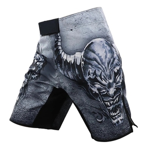 Hombres 100% Spandex \ poliéster hecho OEM Jiu JitSu Kimono Pantalones cortos de MMA para hombres a precio mayorista para venta en línea en precio asequible - Product Image 4