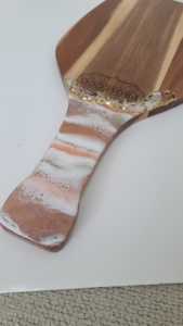 Nouveau design Planche à fromage en bois et résine de style classique Nouvelle production Maison et ustensiles de cuisine Fête d'anniversaire utilisée Nouveau style personnalisé - Product Image 3